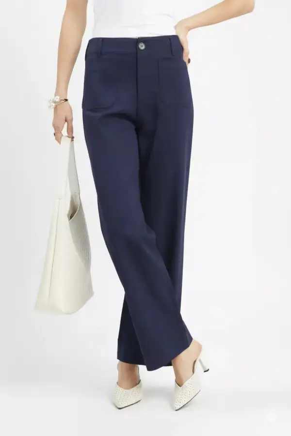 Everyday Button Stretched Pants