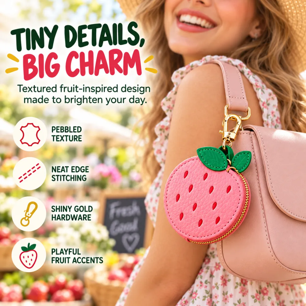 Fruit-Shaped Coin Purse