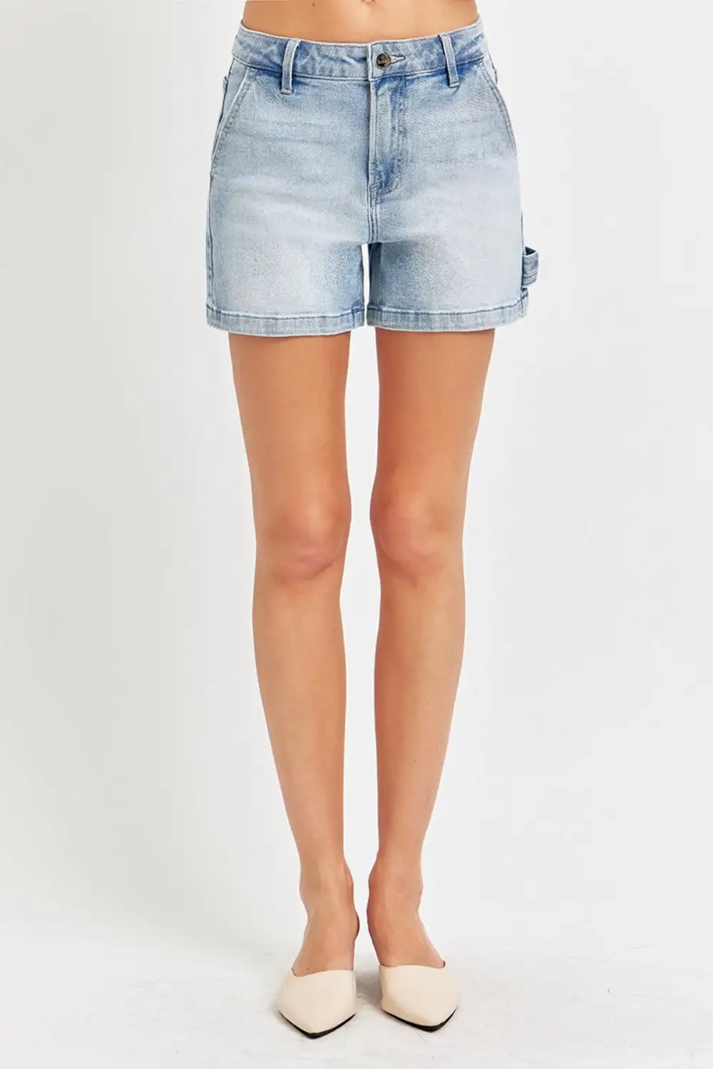 Tailored High Rise Shorts