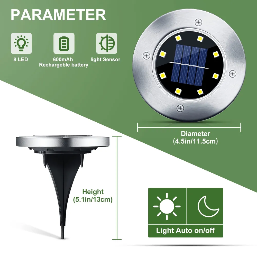 LED solar floor lamp