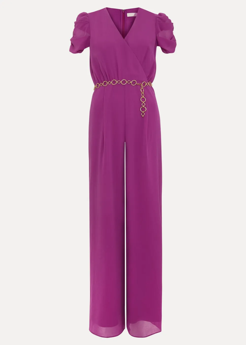 Loose And Lively Exquisite Pleated Short-Sleeved Jumpsuit