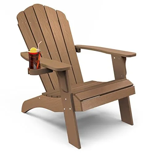 🔥Clearance Sale🔥✨Weather Resistant Blue Recycled Plastic Outdoor Patio Adirondack Chair✨