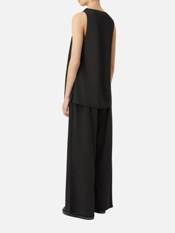 Plain Wide Leg Pants