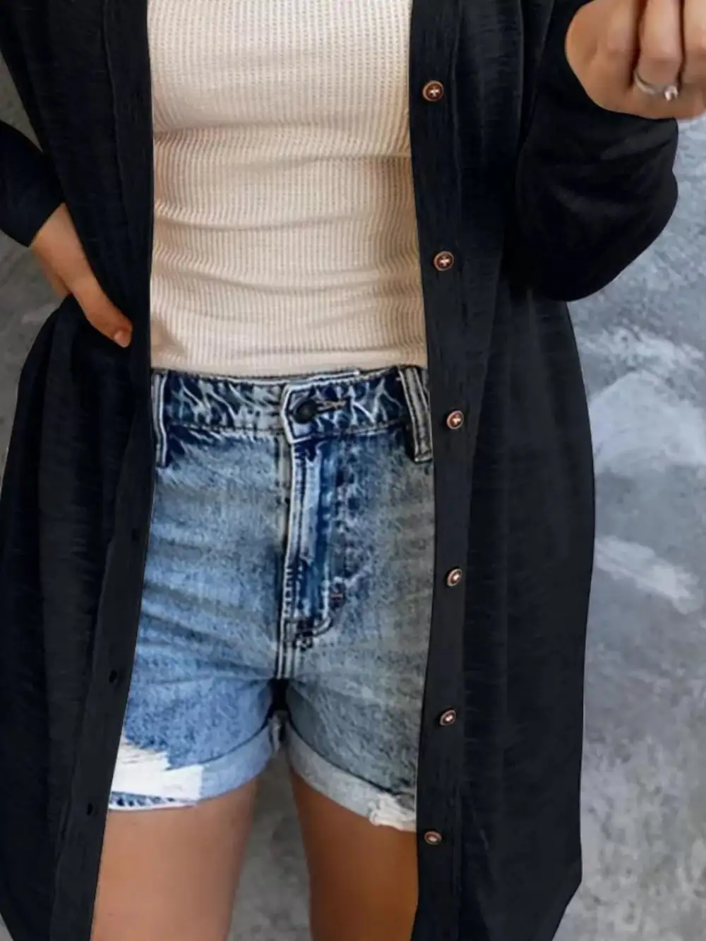 Lightweight Button Down Cardigan