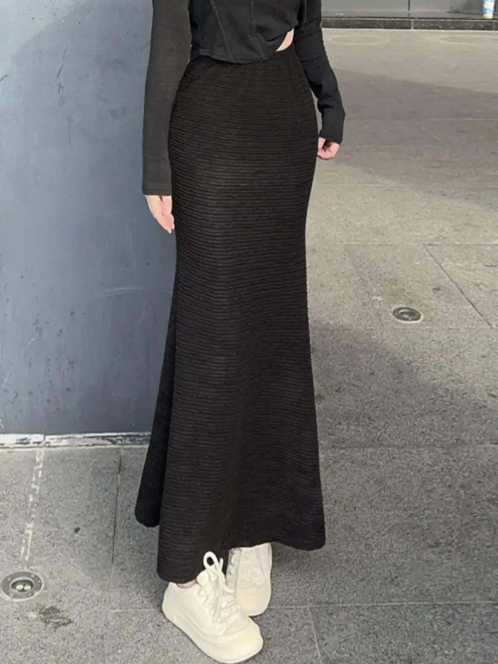 Knit Textured Skirt