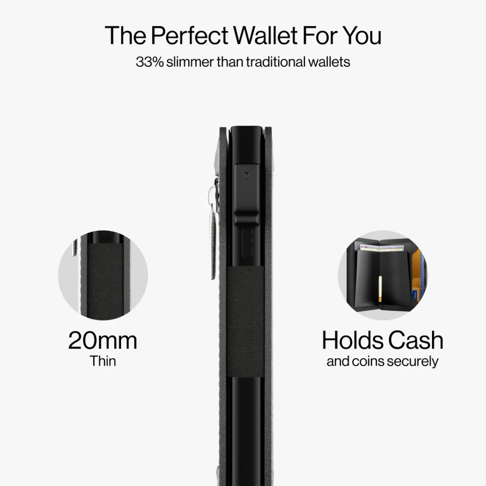 RFID Blocking Automatic Pop-up Metal Card Holder Mini Wallet Coin Purse