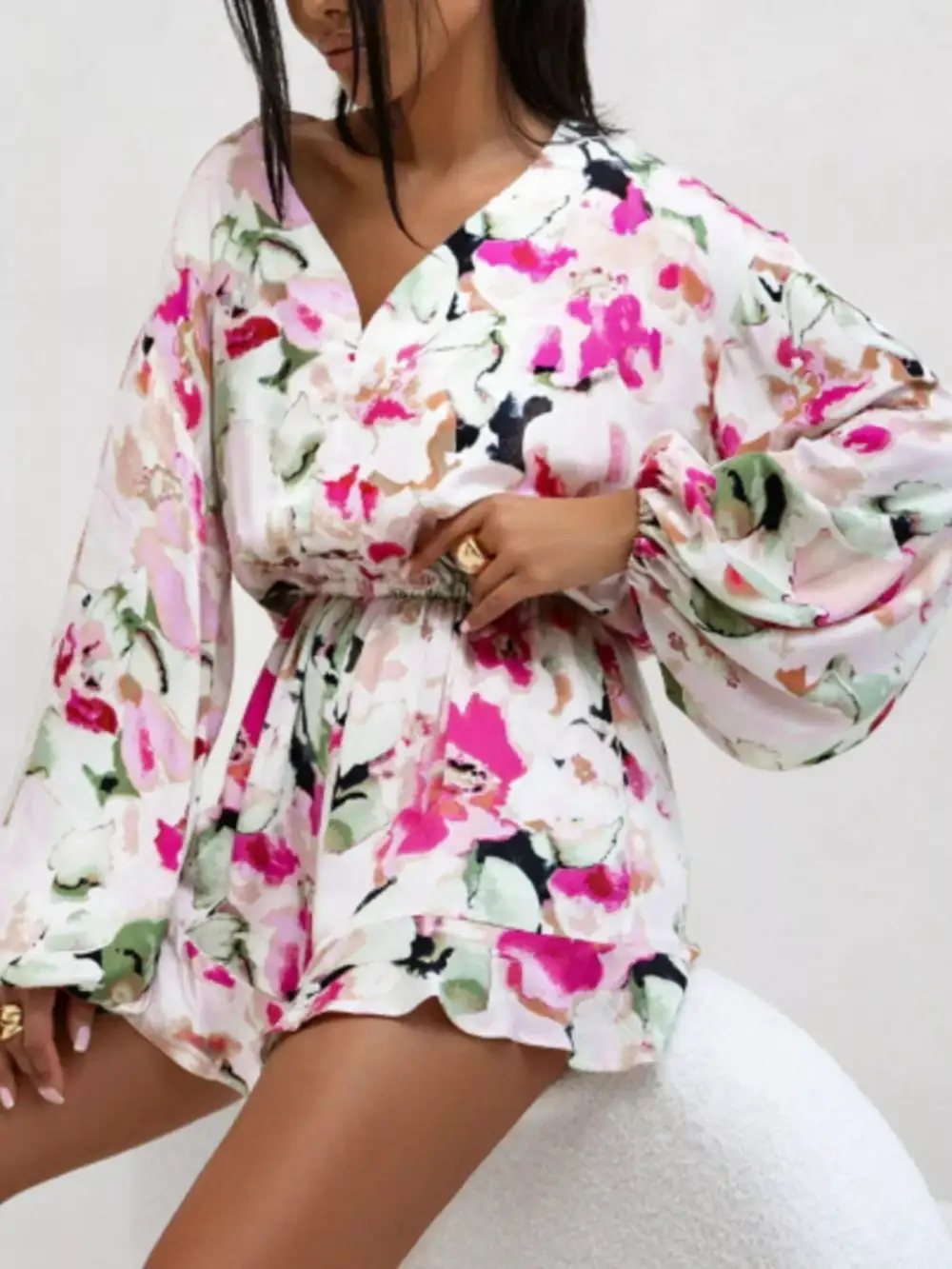 Everyday Floral Jumpsuit Romper
