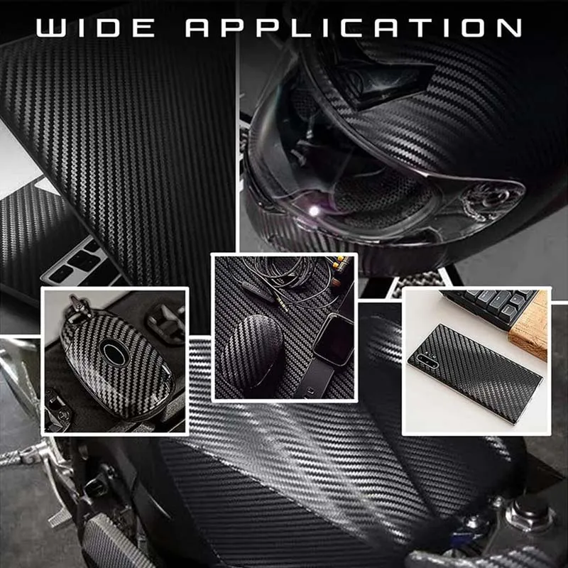 Carbon Fiber Vinyl Wrap – Bubble-Free, Stylish, Resistant