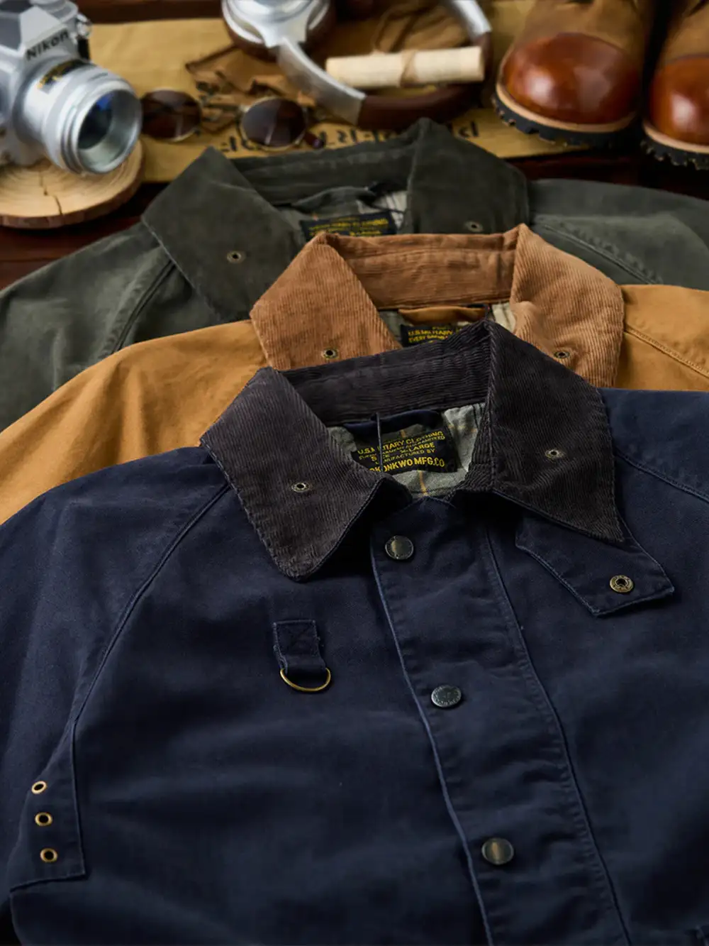 Men'S Corduroy Canvas Work Jacket