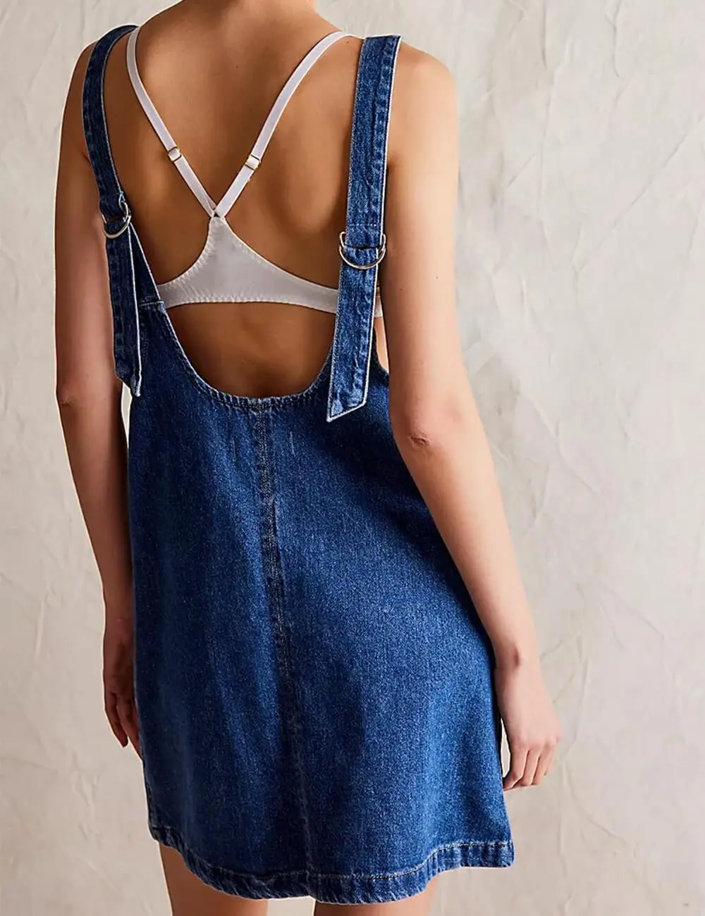 Pocket Denim Mini Dress