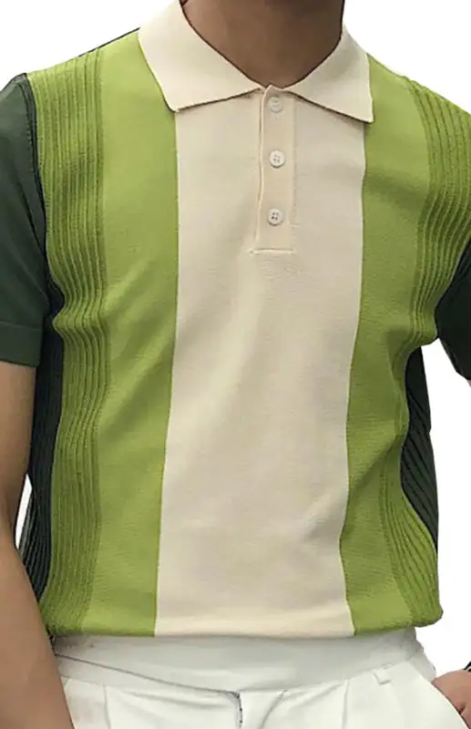 Slim Fit Lapel Collar Short Sleeve Shirt
