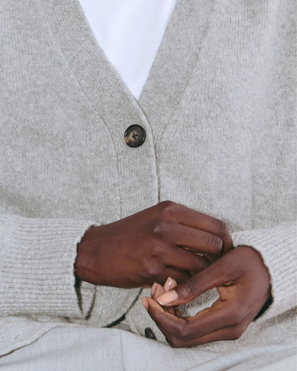 The Cocoon Cardigan In Plush Cotton