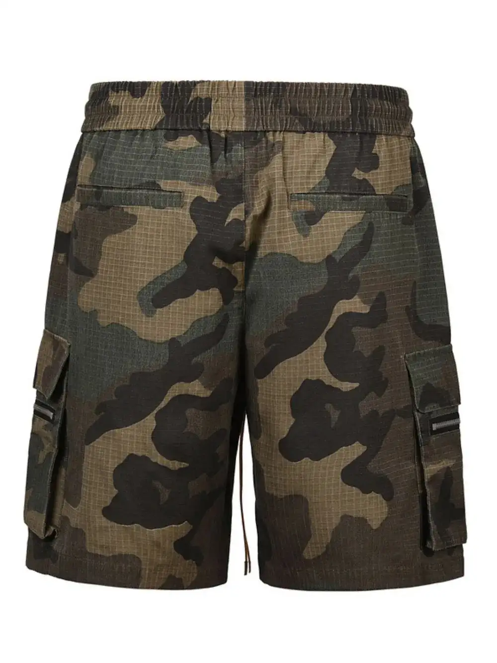 Classic Drawstring Cotton Blend Casual Shorts