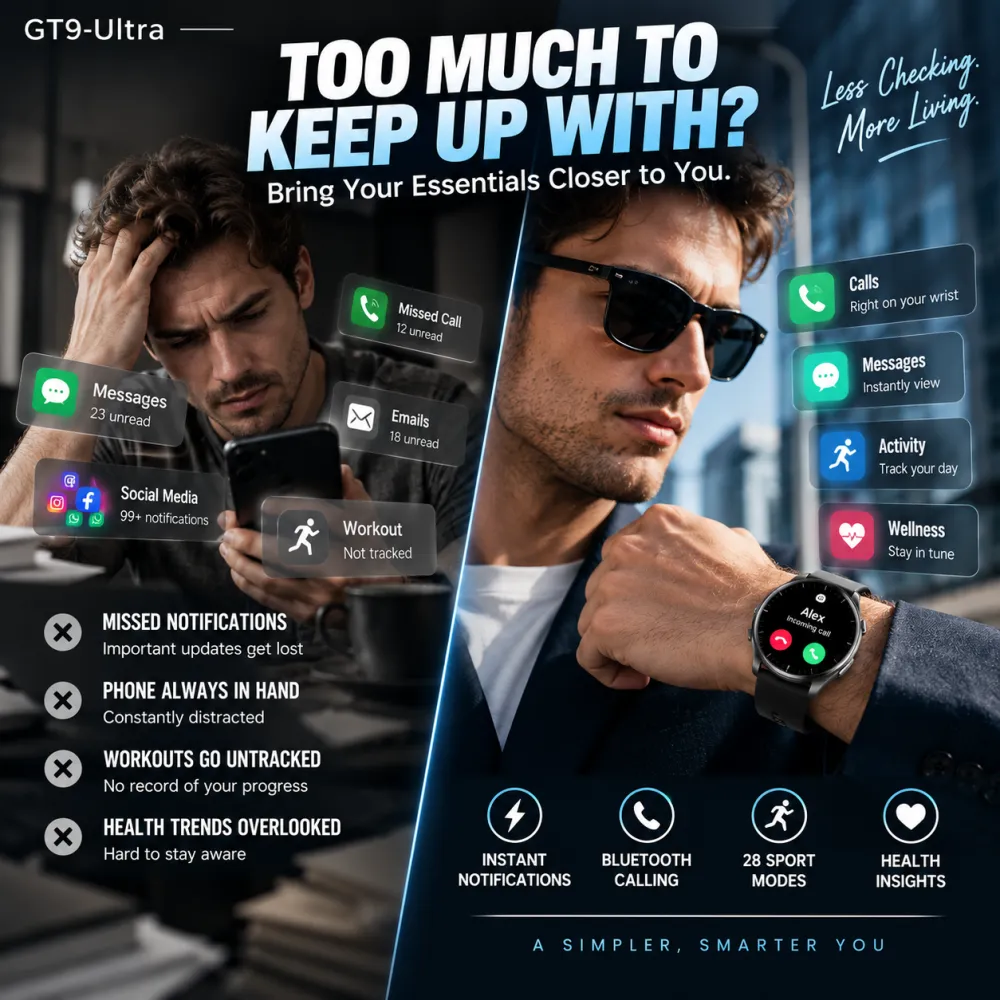 No More Pain: Smart Sports Watch for Blood Glucose and Blood Sugar Monitoring