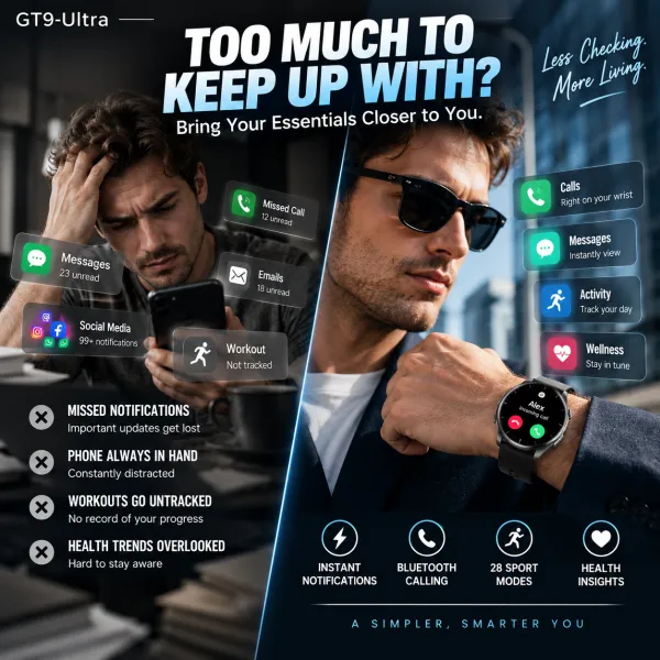 No More Pain: Smart Sports Watch for Blood Glucose and Blood Sugar Monitoring