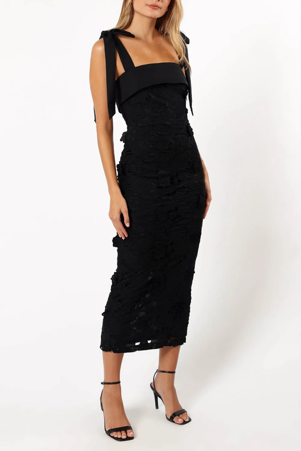 EMERSYN LACE DRESS - BLACK