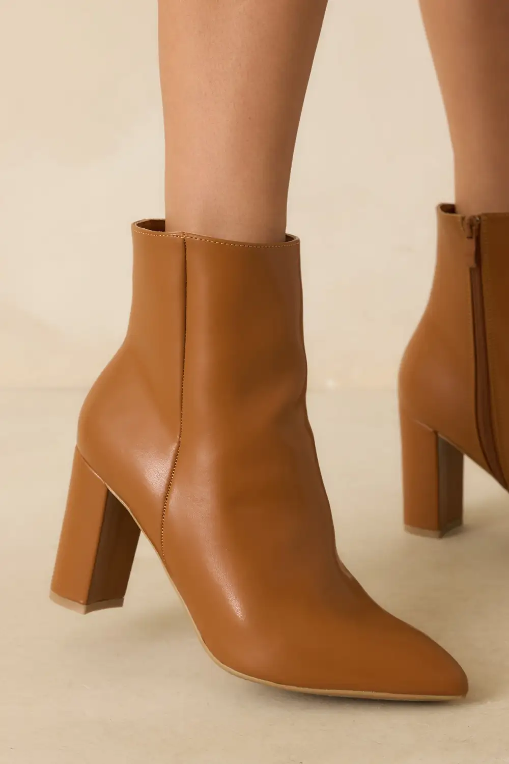 Weekend Faux Leather Leather Boots