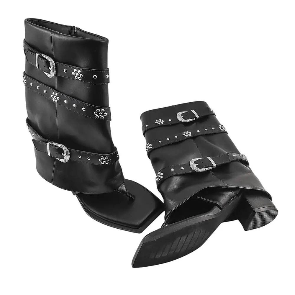 Pretty Please Heeled Sandal Boots