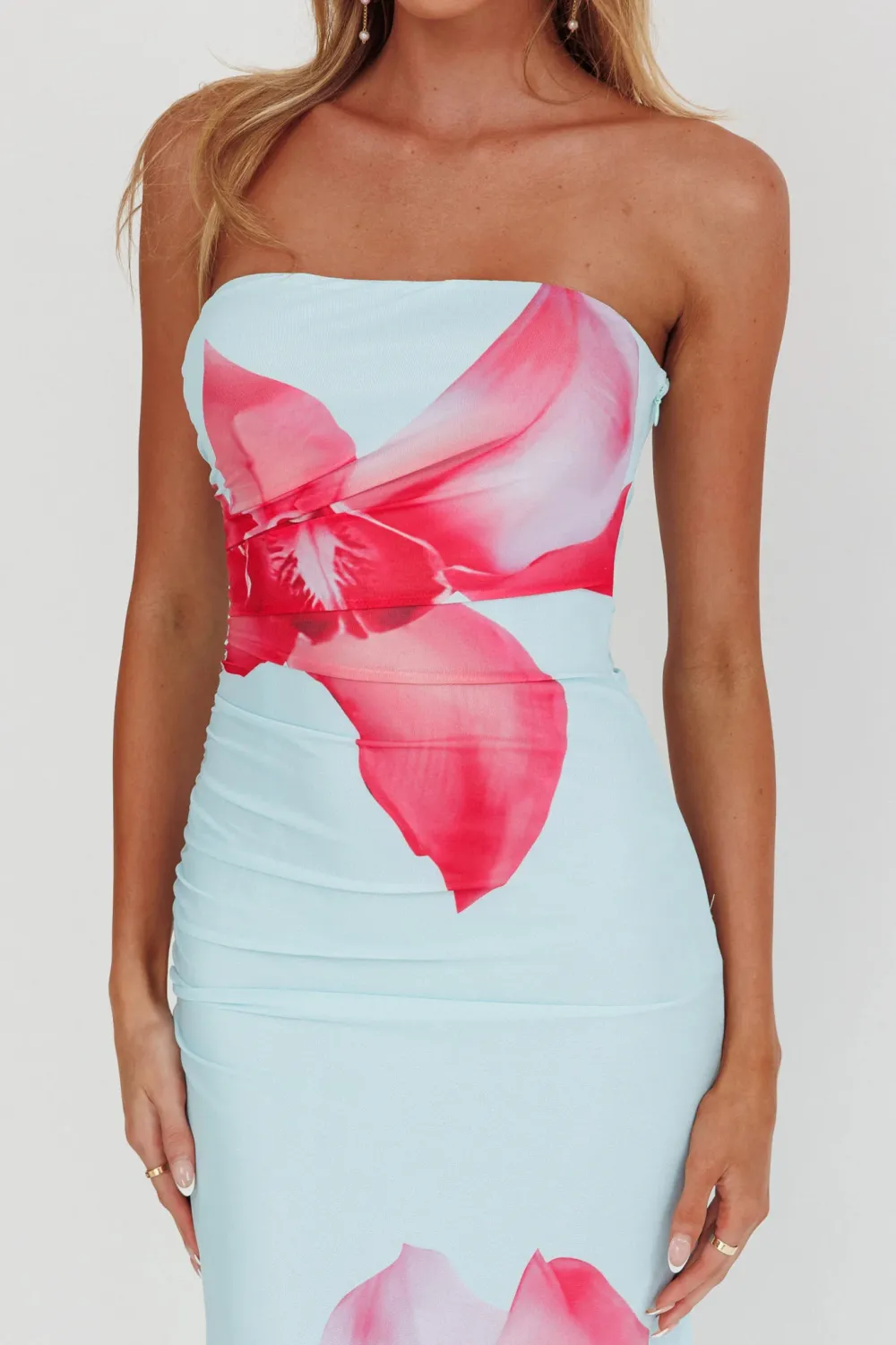 Holiday Style Bodycon Printed Long Dress