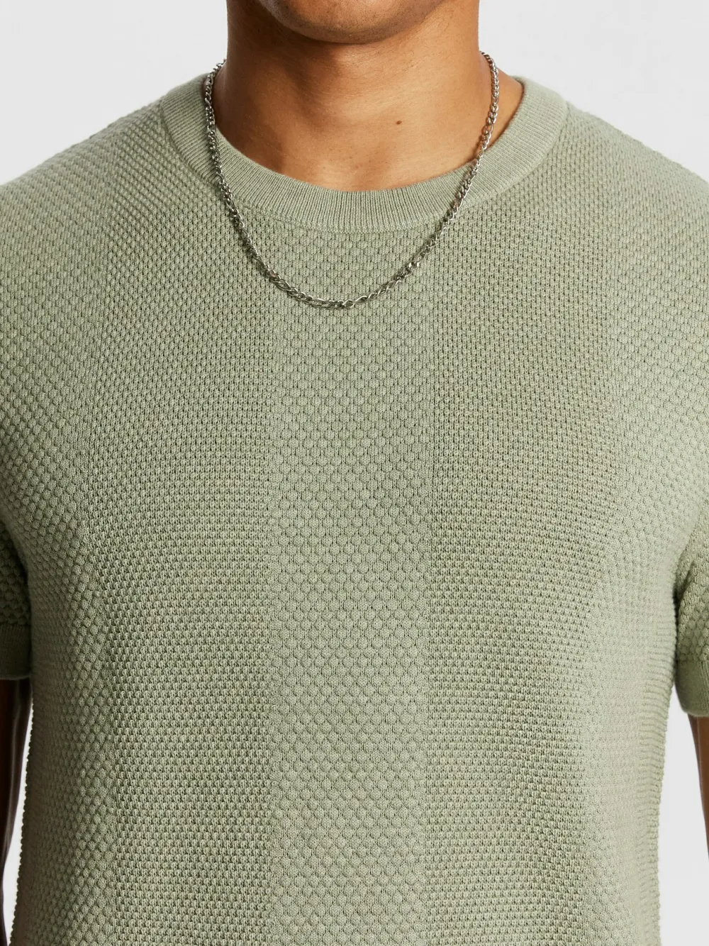 Soft Fabric Knit Short Sleeve T-Shirt