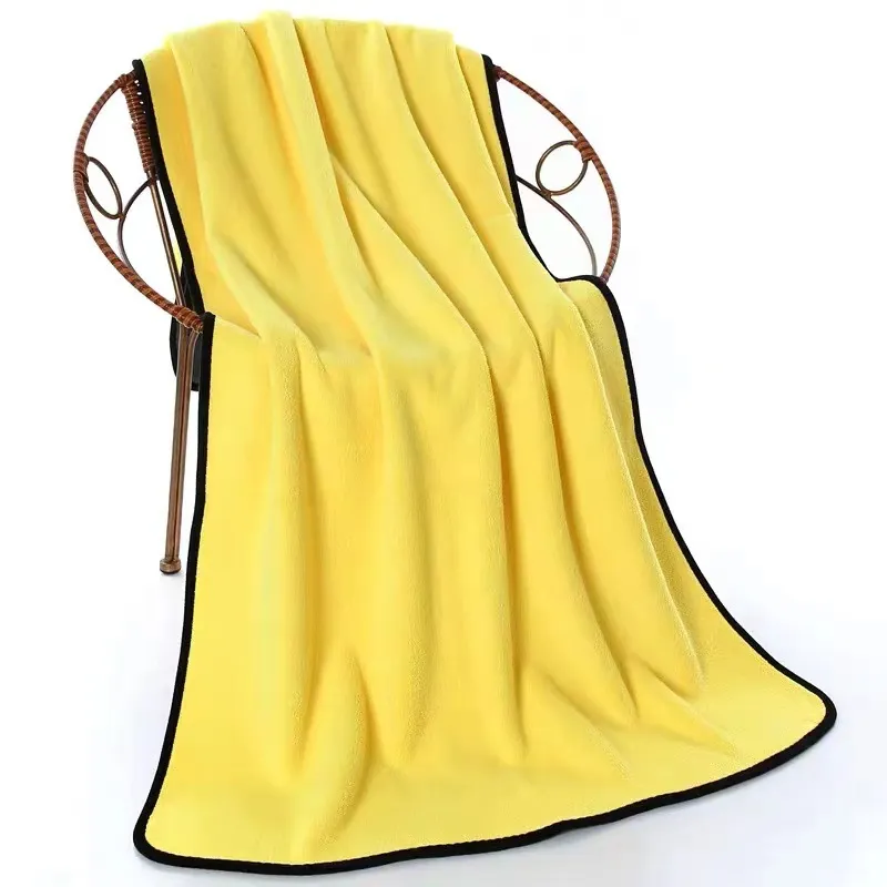 Quick-Dry Absorbent Coral Fleece Pet Bath Towel