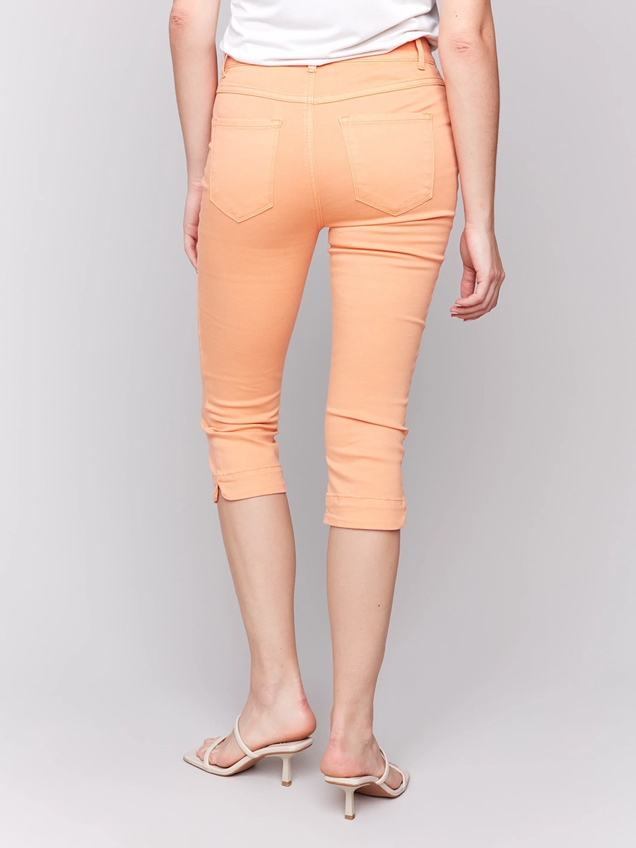 Slim Fit Women's Breathable Cotton Cropped Pants