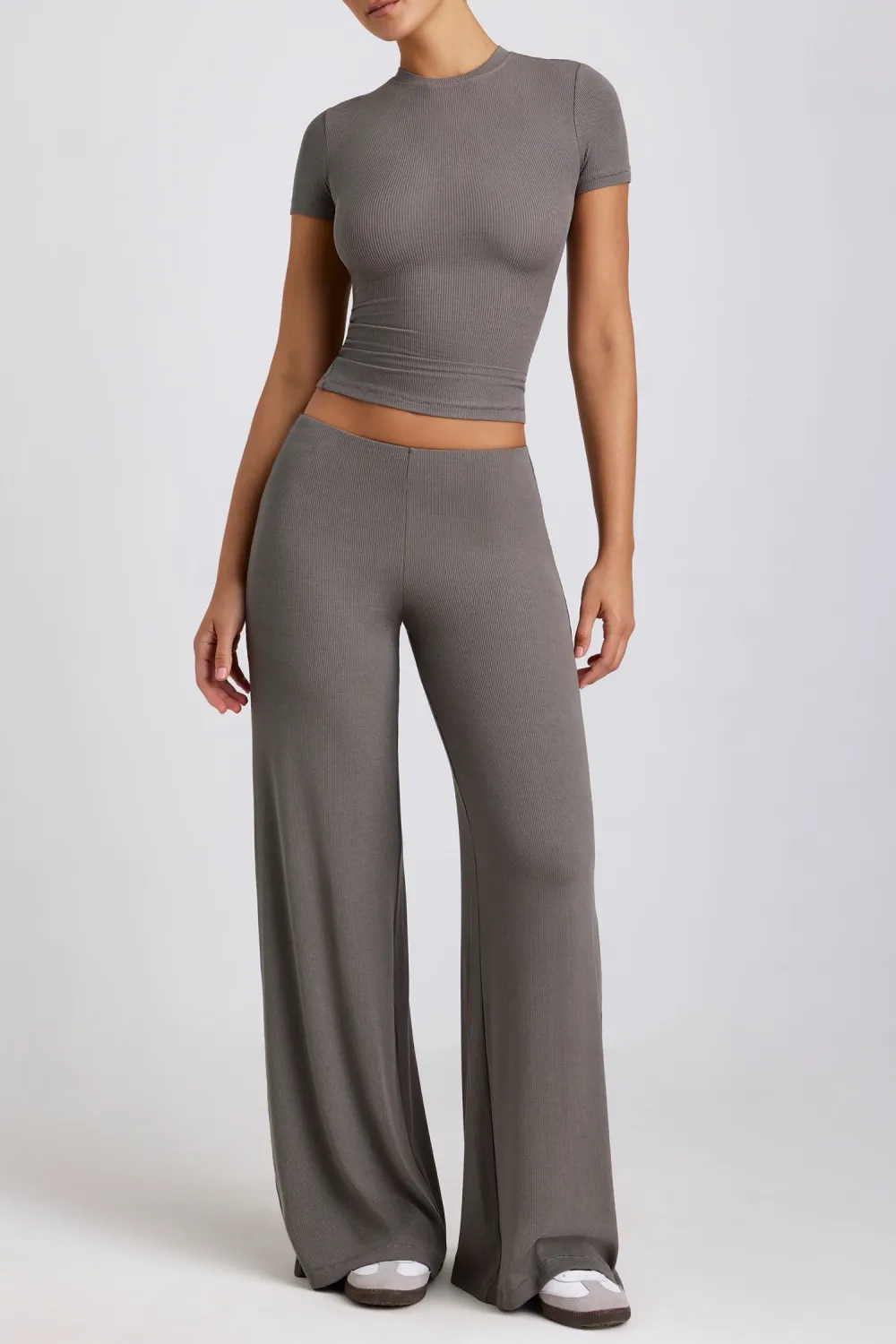 Daily Mid-Rise Straight Loose Women's Trousers