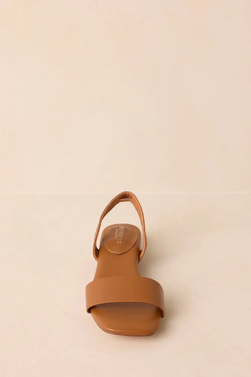 Calm Faux Leather Leather Sandals