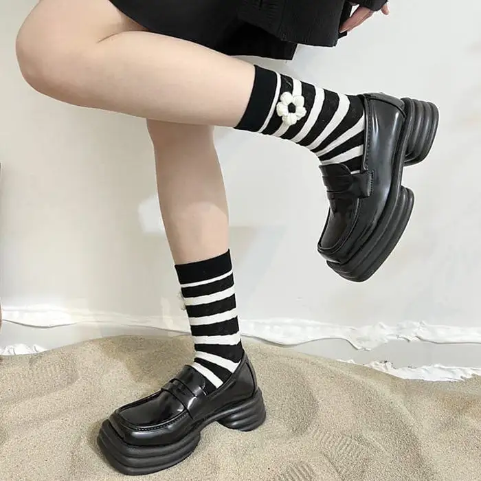 Aesthetic Flower Socks