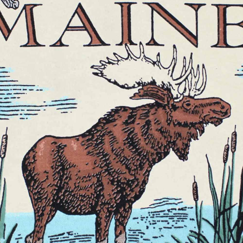 Deer Print Long Sleeved Women's Top