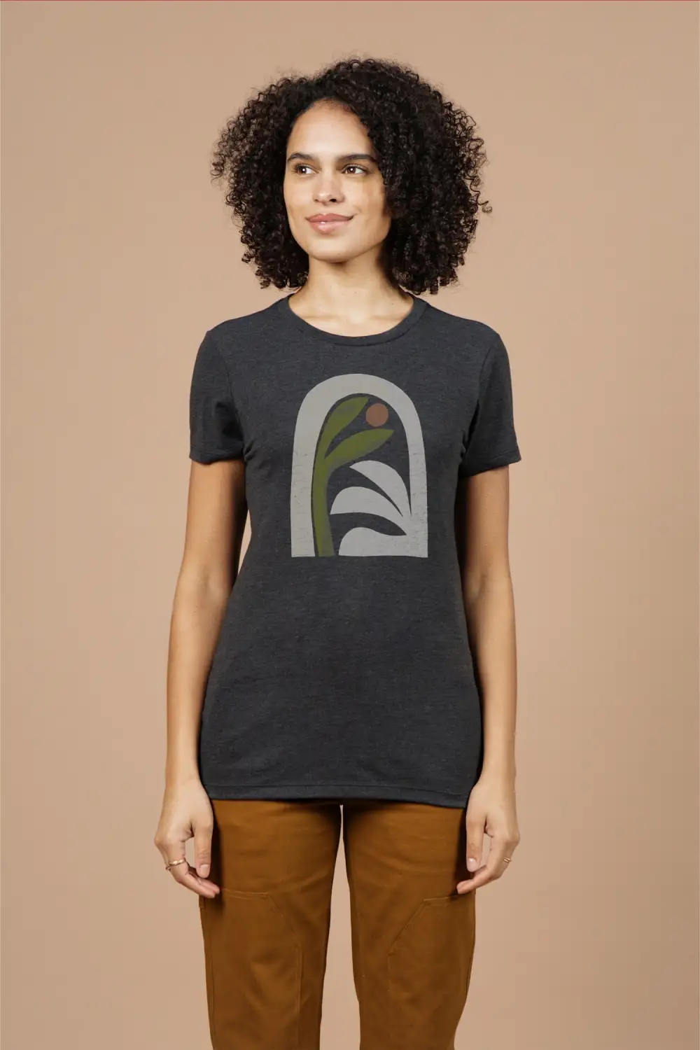 Women's Arch Tee / Charcoal