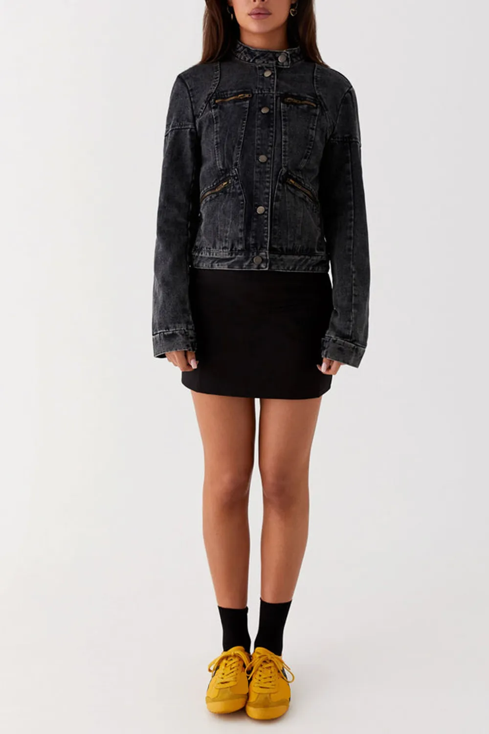 Denim Jacket - Charcoal