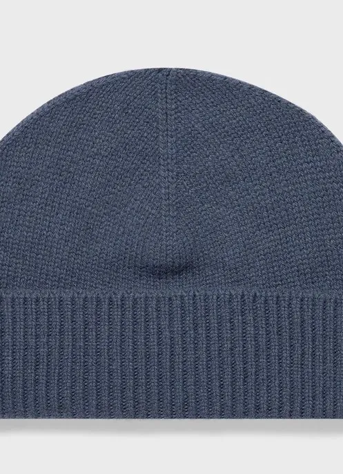BLUE SCOTTISH LAMBSWOOL HAT