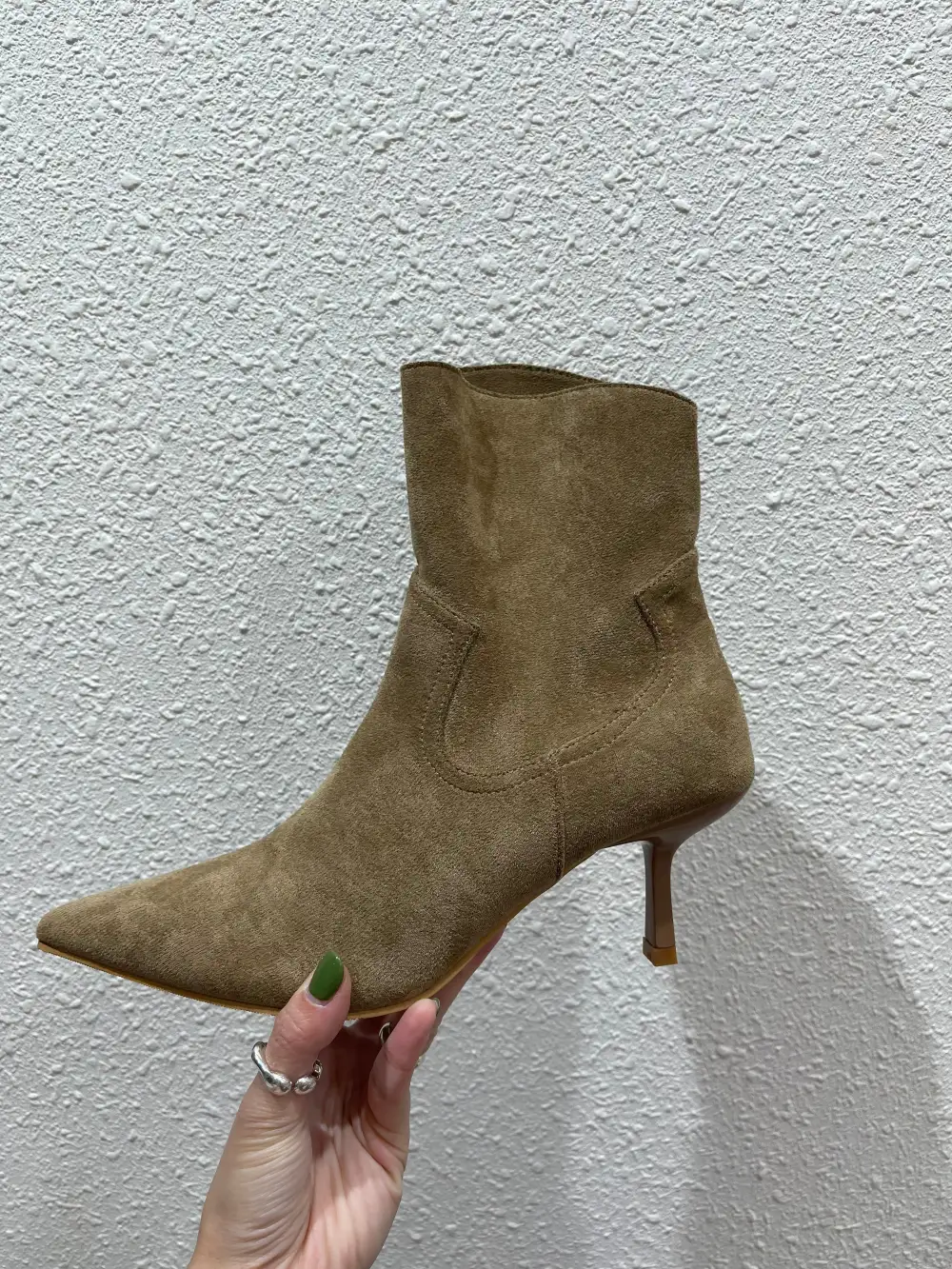 Classic Suede Draped Everyday Boots