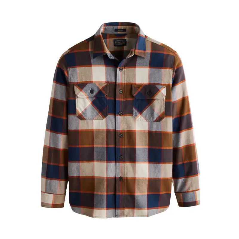 Clean Burnside Plaid Flannel Shirt