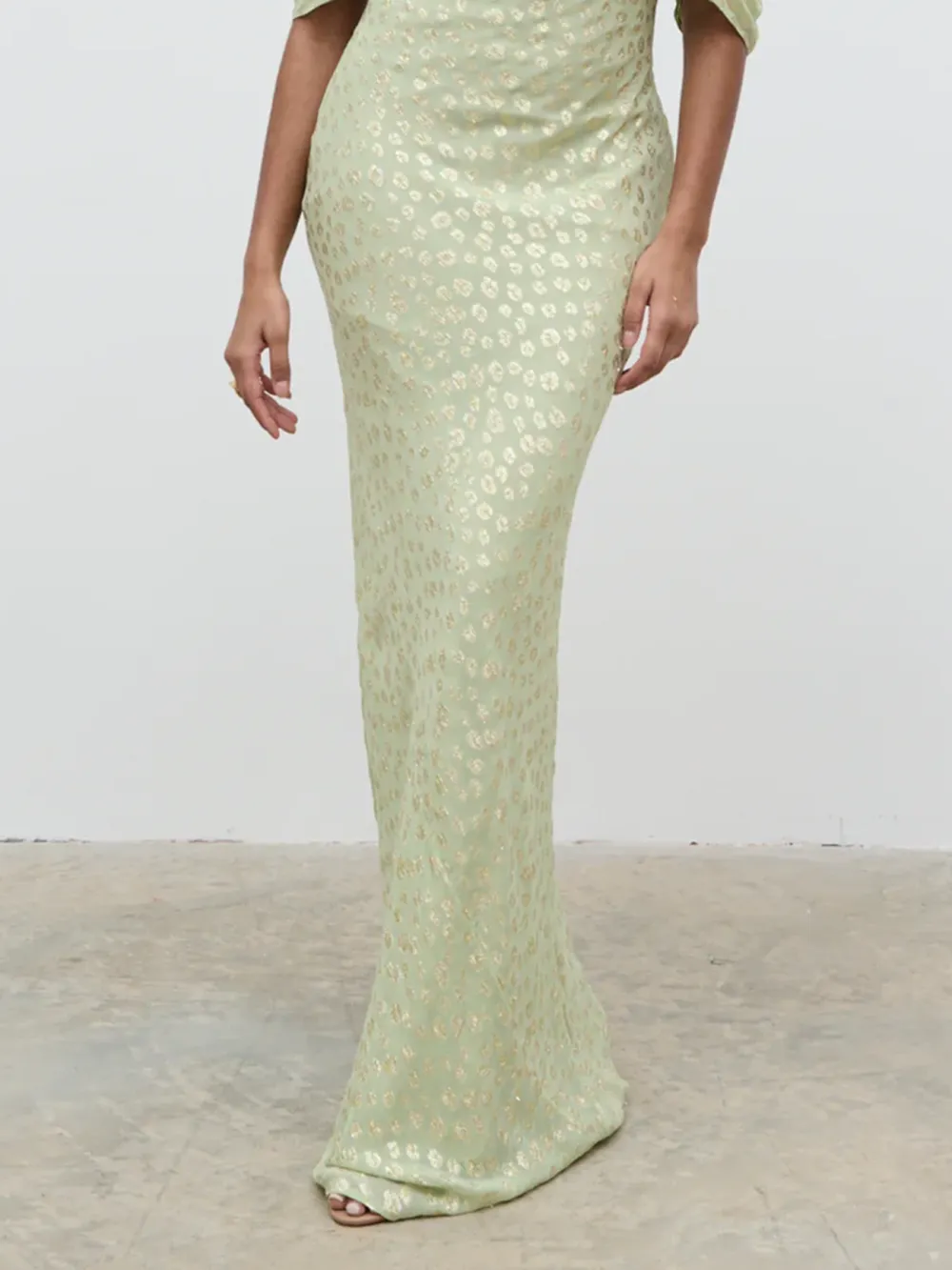 Cold Shoulder Maxi Dress