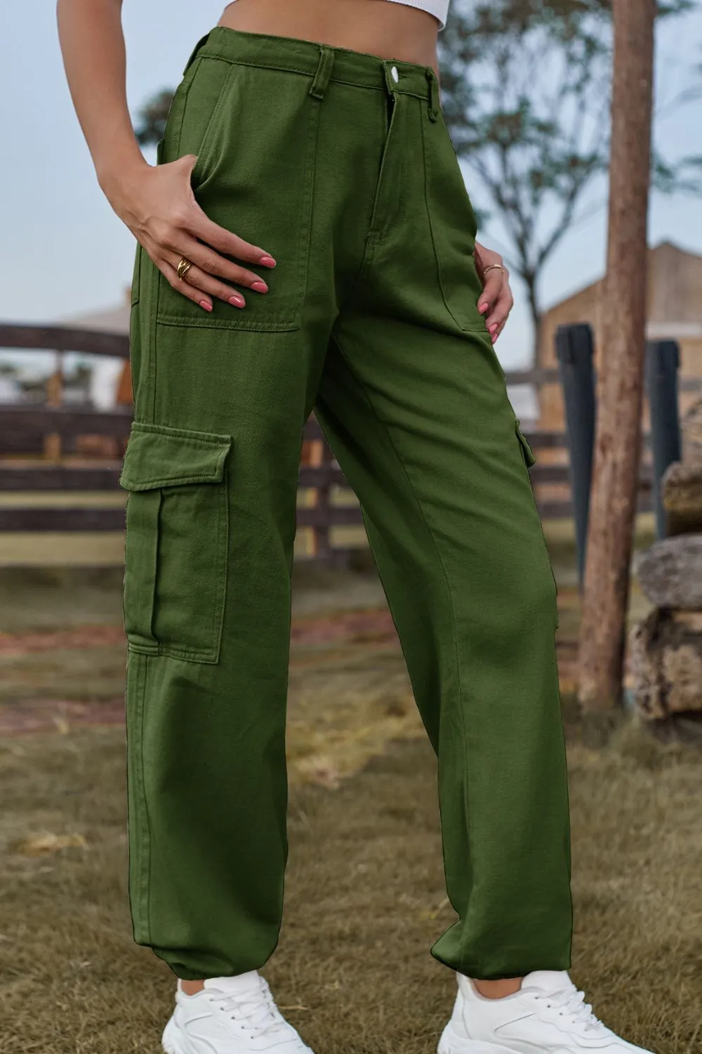 Long Jeans With Pocket