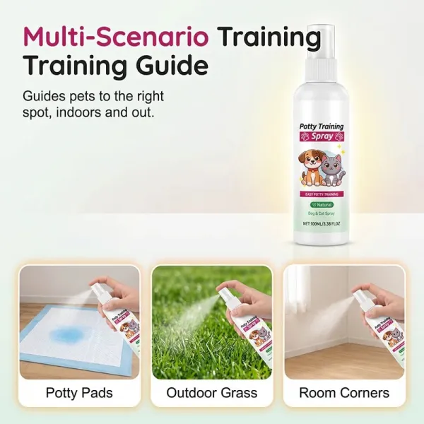 ⭐Pet Potty Training Spray for Dogs & Cats