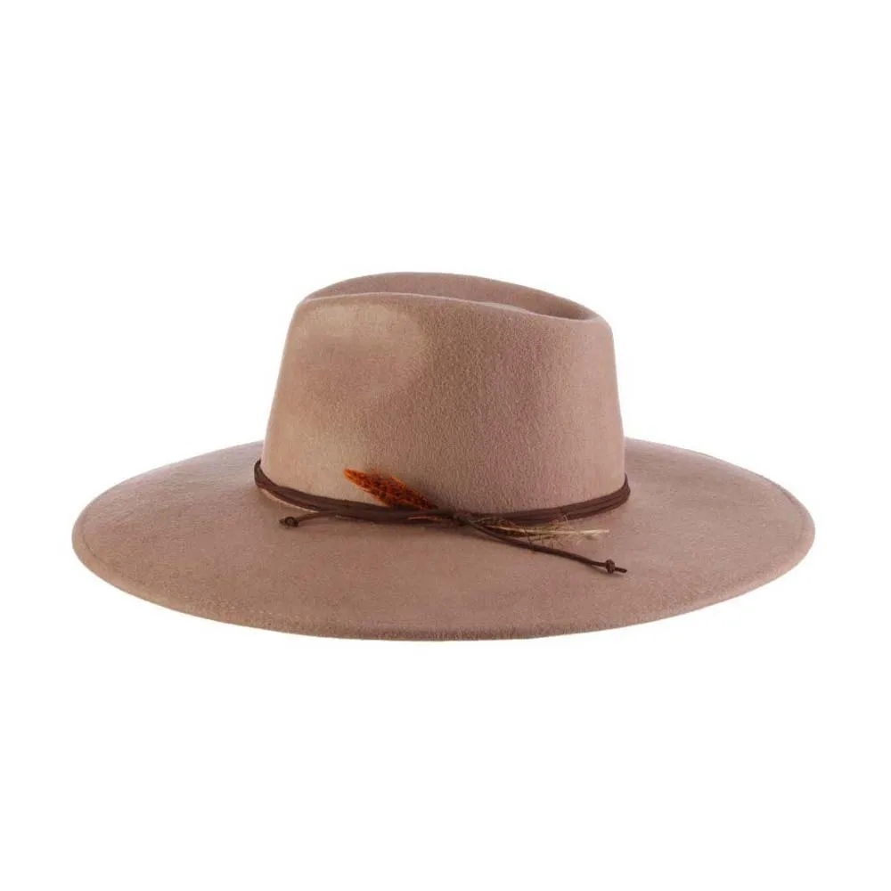 Women’s Packable Wool Felt Rancher Hat