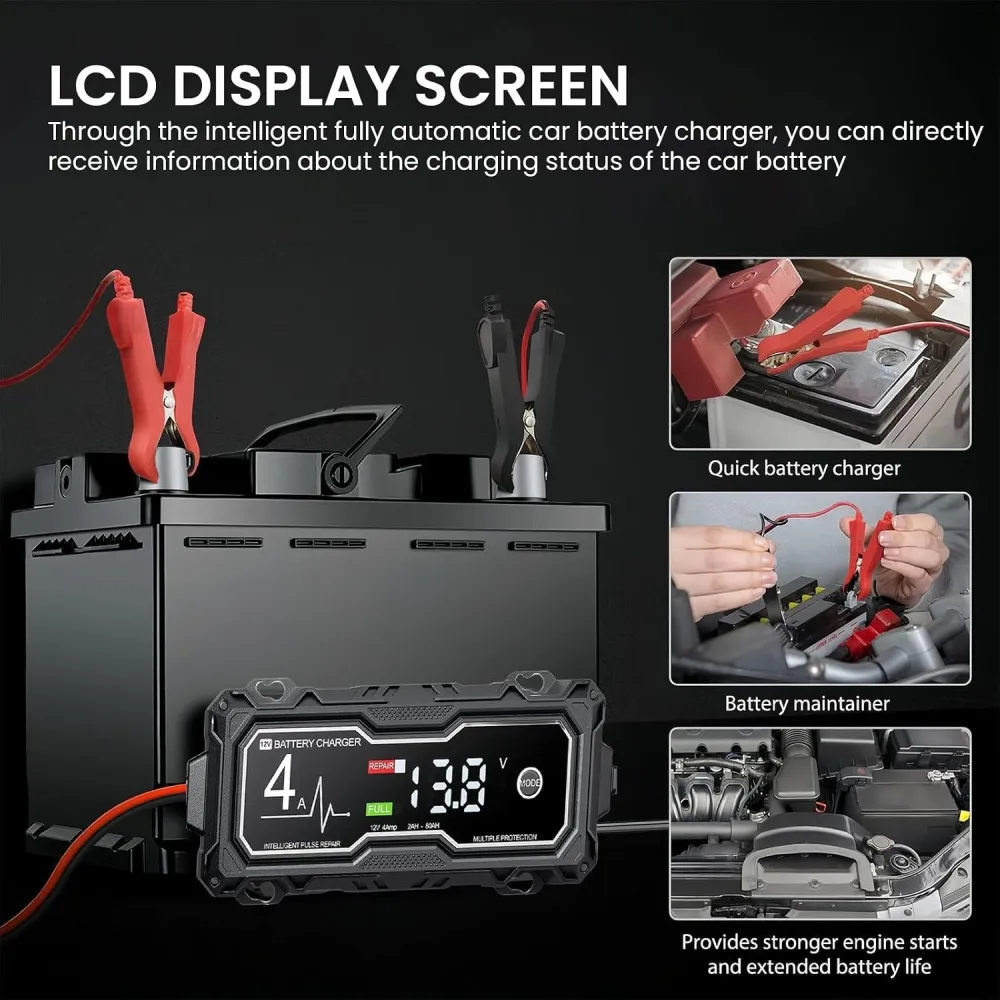 GBX155 4250A Jump Starter – 10L Gas/8L Diesel, Smart Charger & Power Bank