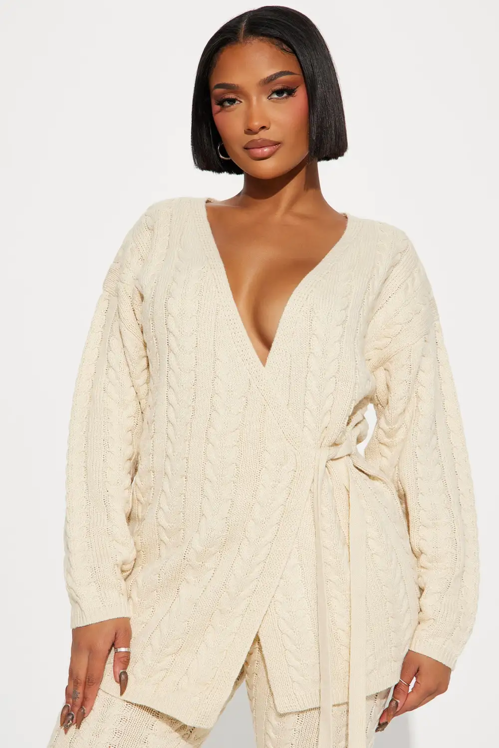 Keeley Sweater Pant Set - Cream
