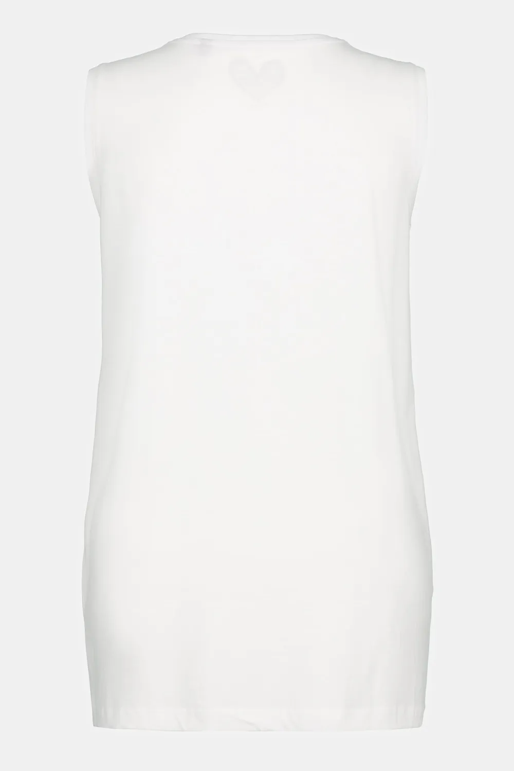 Solid Color Sleeveless T-Shirt