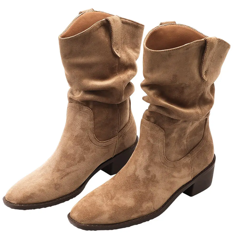 Midnight Paris Slouch Boots