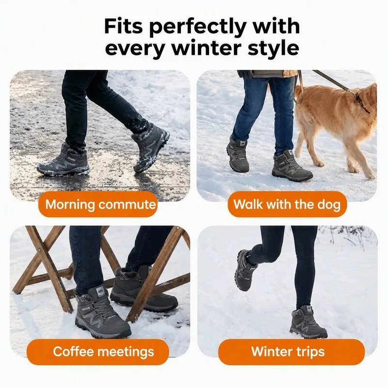🔥Unisex Warm Winter Outdoor Ankle Boots
