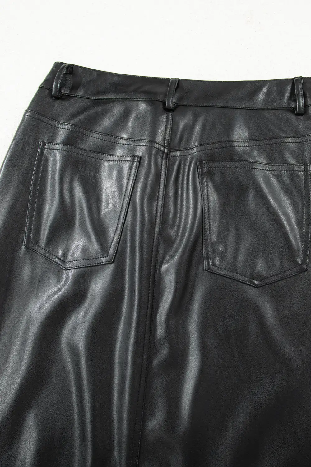 Polished Smooth Cropped Skirt