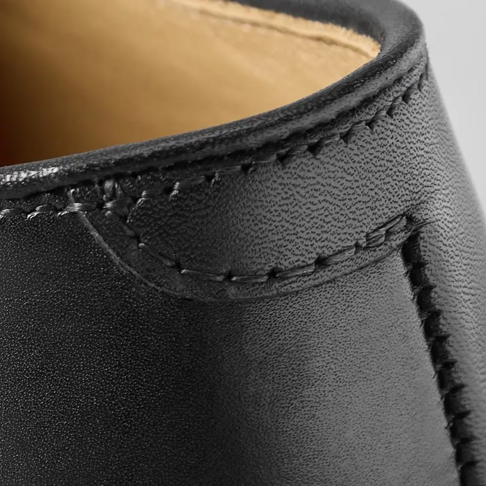 Commuting Style Leather Plain-toe Shoe