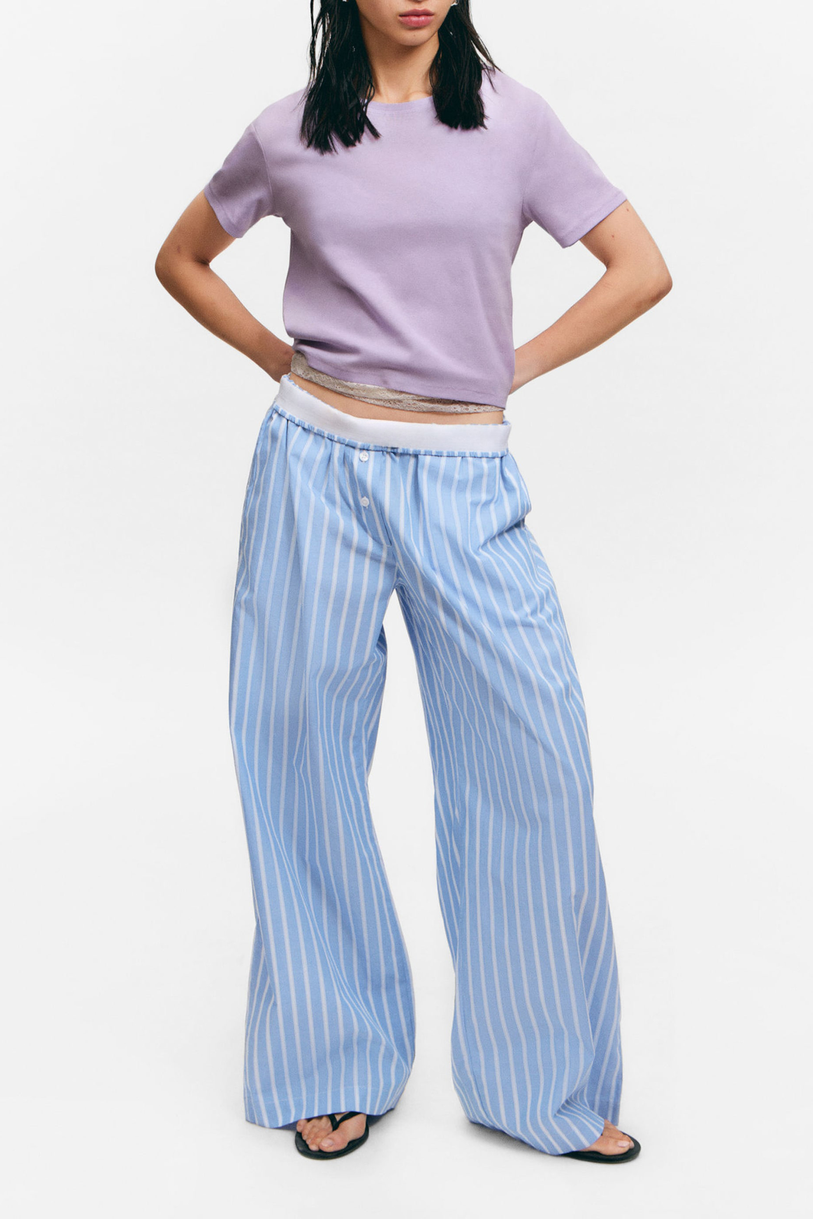 Round Neck Cropped T-Shirt