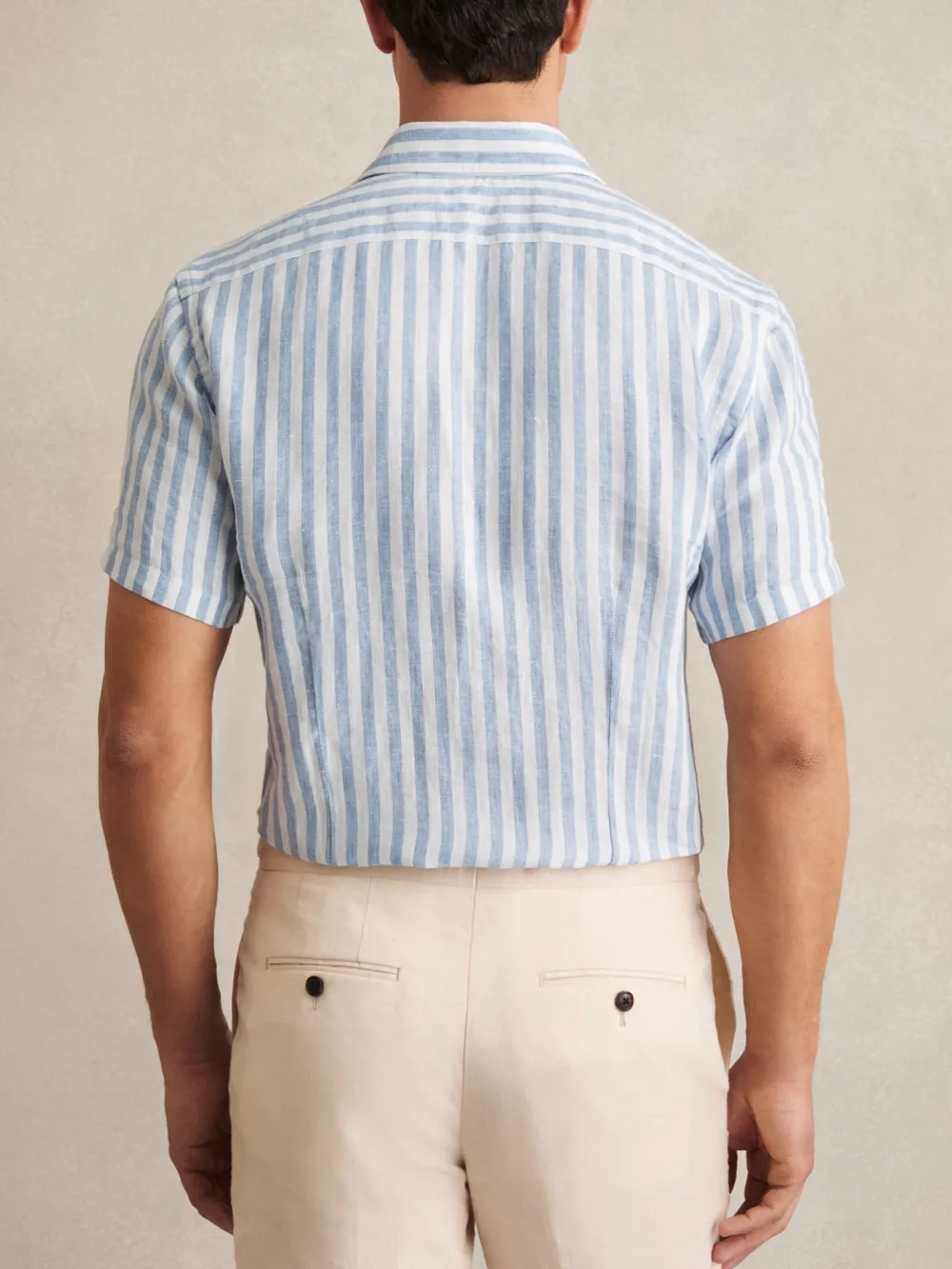 Japanese Style Simple Comfortable And Soft Men's Short-Sleeved Shirt
