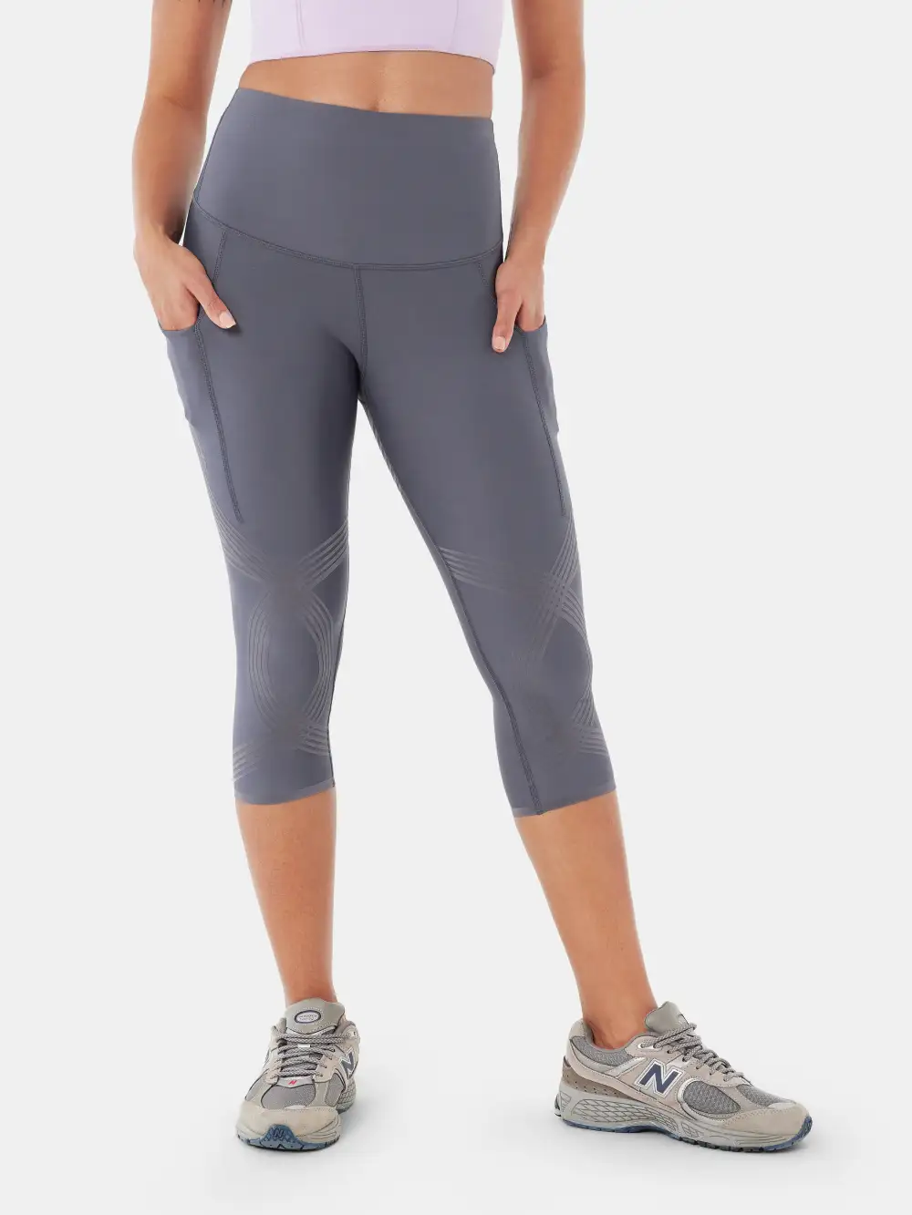 Body Sculpt Side Pocket Capri Leggings