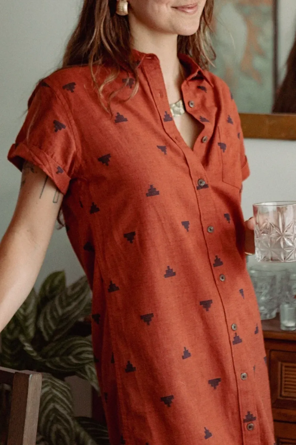 The Loren Shirt Dress